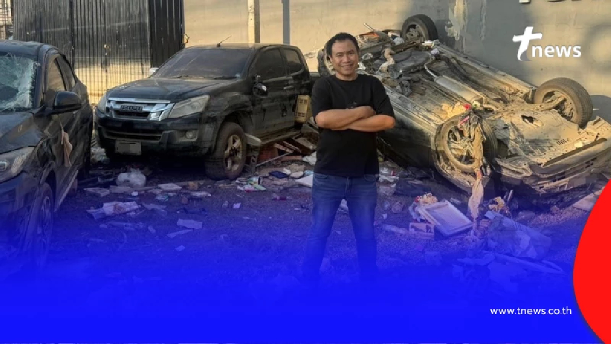 "ใหญ่V10" อาสาซ่อมรถเหตุน้ำท่วมหาดใหญ่ ค่าแรงไม่คิดว่าจะใจป้ำ