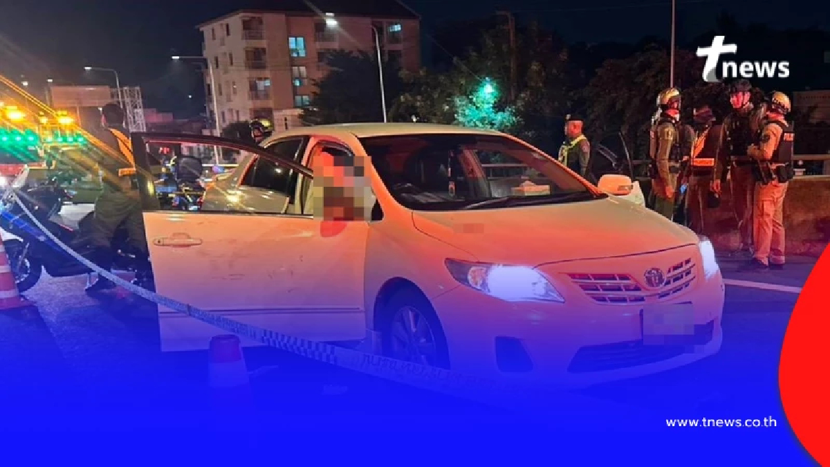 คาดปมสลด รถตู้ขาวรัวดับหนุ่มเก๋ง ก่อนหนีมุ่งหน้าลงใต้