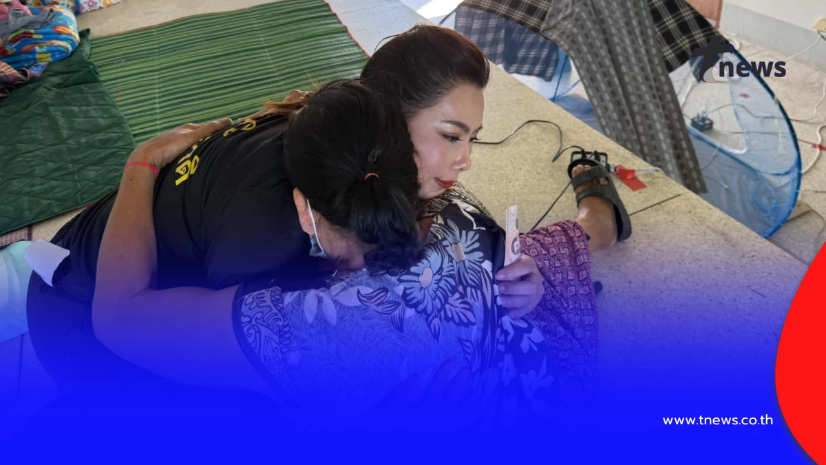 “บุ๋ม ปนัดดา” ลงพื้นที่ชายแดน มอบเงิน ถุงยังชีพ ช่วยเหลือผู้อพยพ