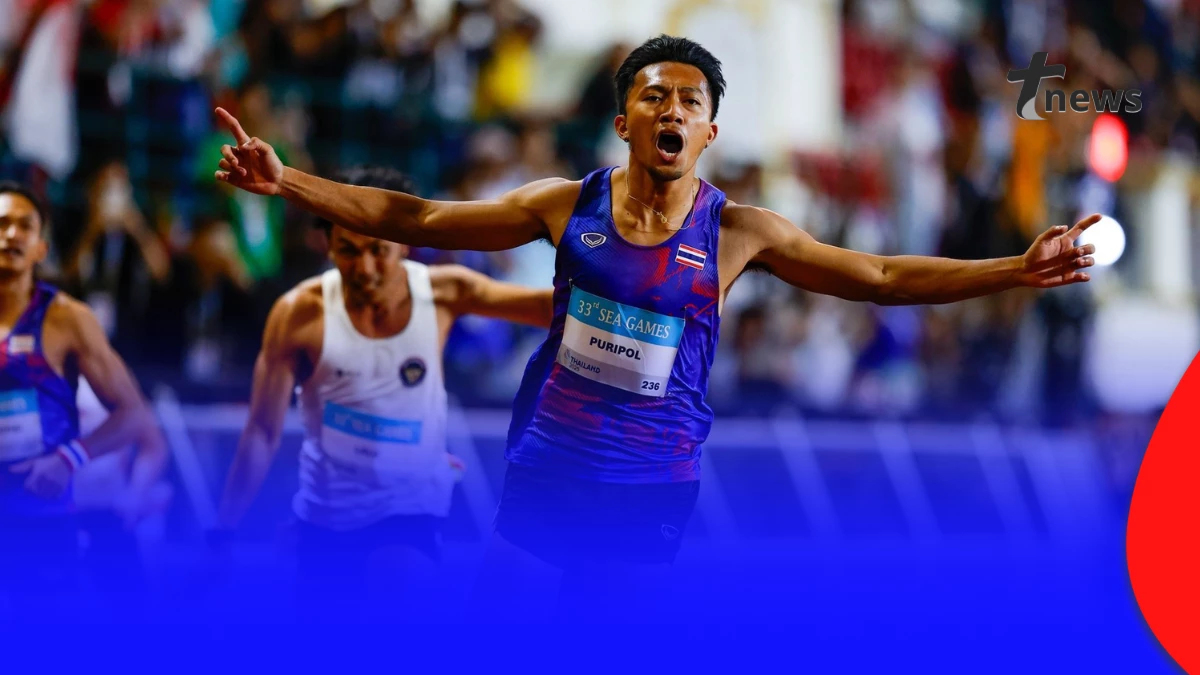 "บิว ภูริพล"ผงาดคว้าทอง 100 ม. ซีเกมส์ ลมกรดไทยคนแรกทลายกำแพง 10 วิ
