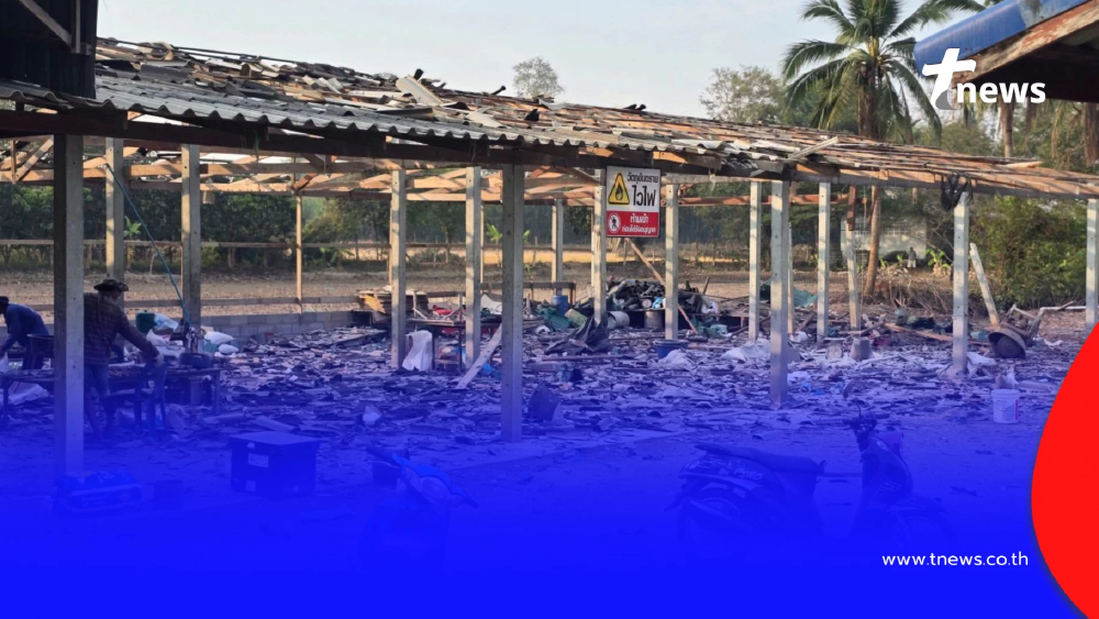 โรงงานพลุระเบิด อ.ดอนเจดีย์ จ.สุพรรณบุรี มีผู้เสียชีวิต-บาดเจ็บ