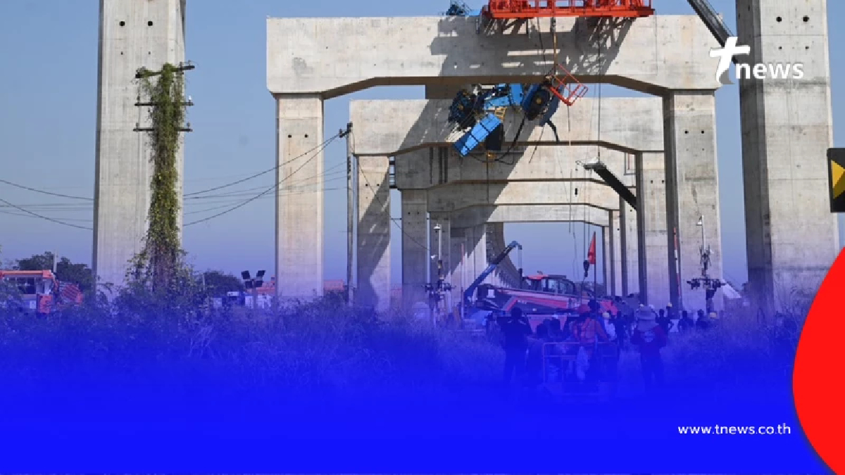 เบื้องลึกจุดเกิดเหตุ เครนถล่มทับขบวนรถไฟ พูดได้คำเดียวสงสาร