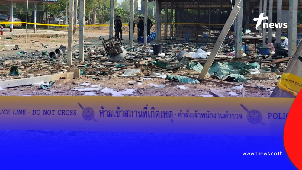 เปิดจำนวนผู้เสียชีวิต-บาดเจ็บ เหตุโรงงานพลุระเบิด สุพรรณบุรี
