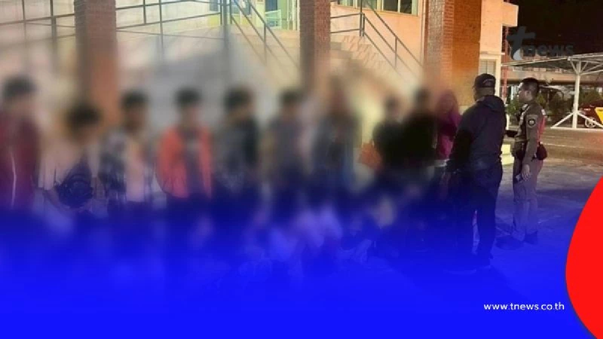 ตำรวจทางหลวงล็อกตัวคนขับ ทิ้ง 25 ต่างด้าว วิ่งหนีเข้าป่าแต่ไม่รอด