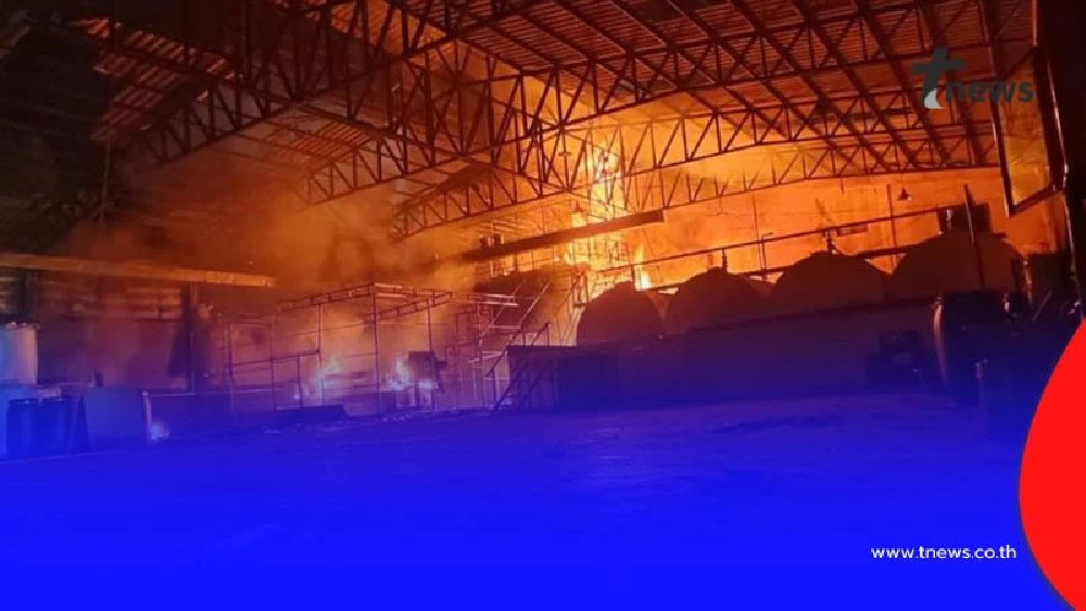 คืบหน้า! เหตุเพลิงไหม้โรงงานผลิตยากันยุง  อ.เมือง จ.ราชบุรี