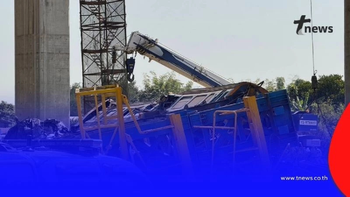 ยอดเสียชีวิตพุ่ง 30 ราย เครนก่อสร้างหล่นทับรถไฟ ที่ อ.สีคิ้ว นครราชสีมา