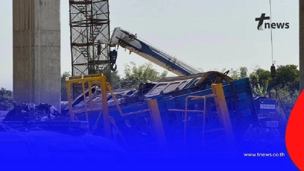 ยอดเสียชีวิตพุ่ง 30 ราย เครนก่อสร้างหล่นทับรถไฟ ที่ อ.สีคิ้ว นครราชสีมา