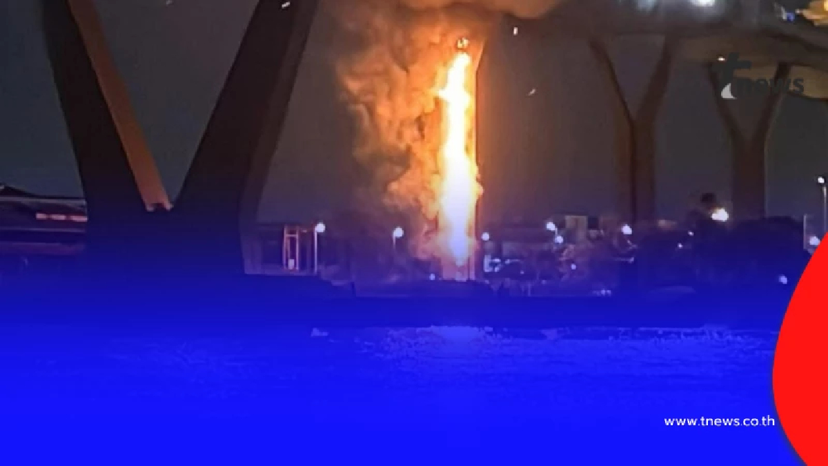 เปิดสาเหตุ ไฟไหม้ท่อน้ำใต้สะพานภูมิพล ไม่กระทบโครงสร้าง