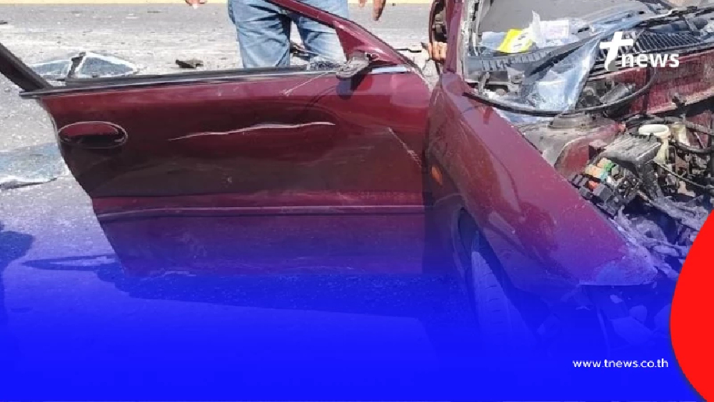 ทะเบียนรถ หนุ่มรอดปาฏิหาริย์ ขับรถชนสิบล้อ 2 คัน ขนลุกพระที่ห้อย