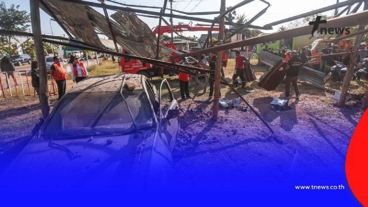 ฝ่ายปกครองโคกสูง ช่วยกันบิ๊กคลีนนิ่ง - ประเมินความเสียหายบ้านพังจาก BM-21