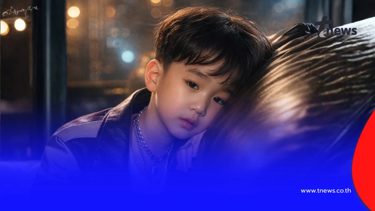 ออร่าจับตั้งแต่ยังไม่ 2 ขวบ  ลูกชาย “เป๊ก–นิว” ทำโซเชียลแตก