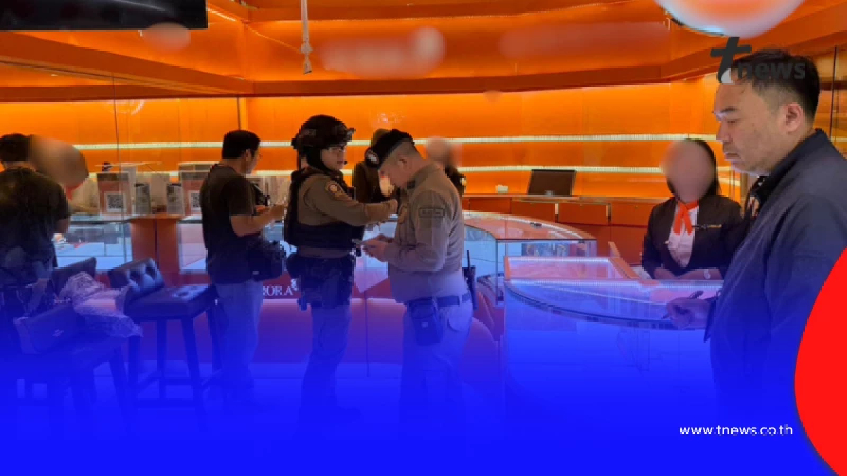 พนักงานแฉนาทีคนร้ายบุกปล้นทอง คำขู่สุดเลือดเย็น สำเนียงออกชัด