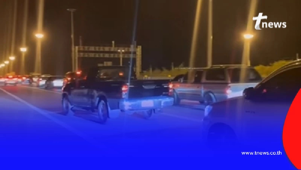 อัปเดตมอเตอร์เวย์ M6 ขาเข้า กม.155 สีคิ้ว ปริมาณรถสะสมมาก