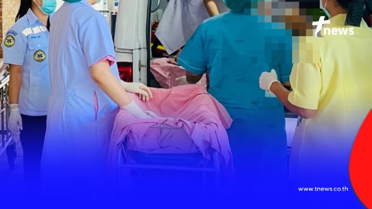 สาวเจ็บครรภ์ สุดกลั้นคลอดลูกบนรถกู้ชีพ ส่องทะเบียนสวย