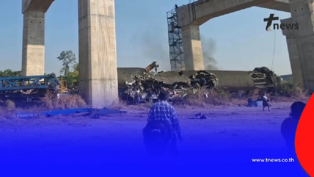 สั่งสอบด่วน สาเหตุเครนถล่มทับรถไฟ เร่งประสานช่วยเหลือเยียวยา