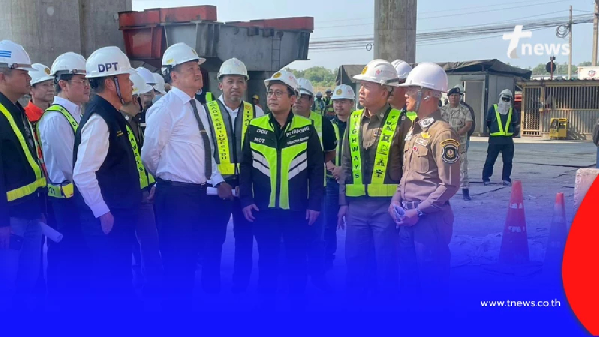 ผู้การทางหลวงตรวจการจราจร แนะเลี่ยงถนนพระราม 2 ช่วงกู้ซากเครนถล่ม