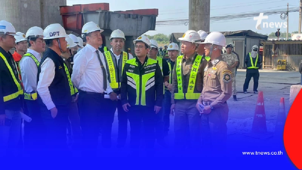 ผู้การทางหลวงตรวจการจราจร แนะเลี่ยงถนนพระราม 2 ช่วงกู้ซากเครนถล่ม