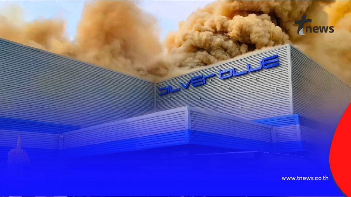 เกิดเหตุเพลิงไหม้ ร้านอาหาร ถนนเทพารักษ์ จ.สมุทรปรการ