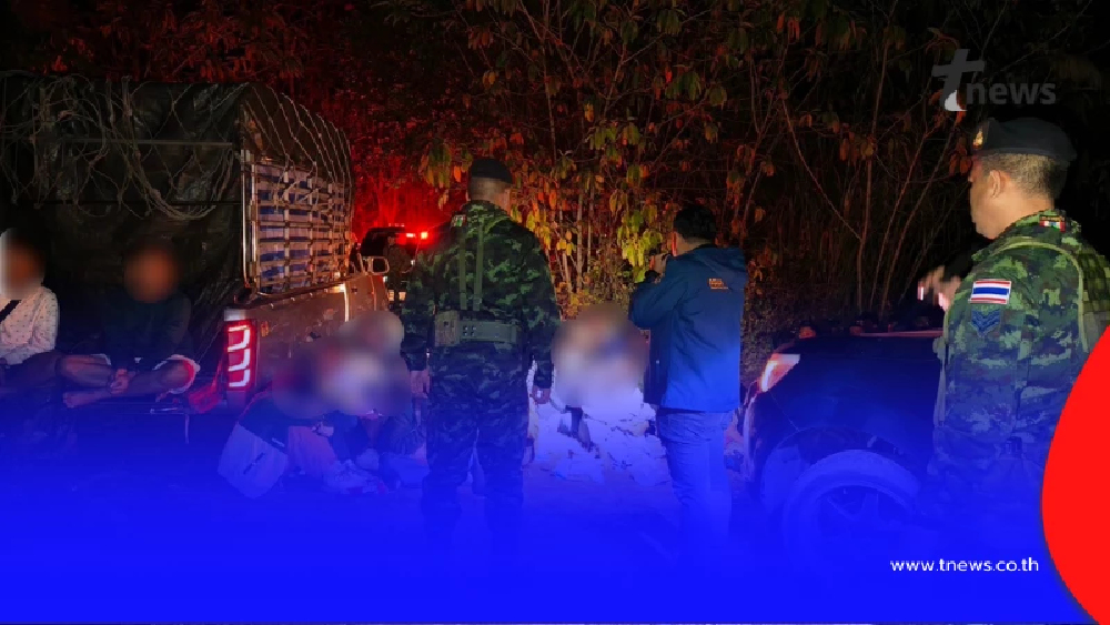 กกล.สุรสีห์ รวบต่างด้าวผิดกฎหมาย 114 ราย ลักลอบข้ามแดน