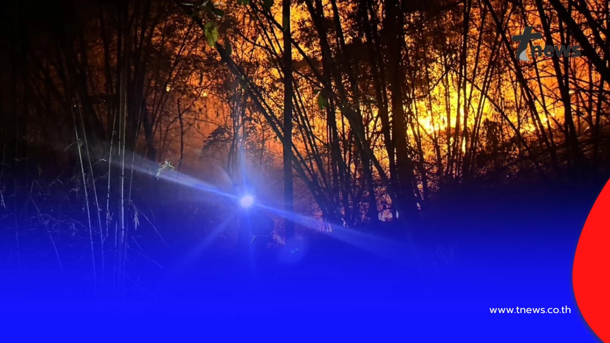สุชาติ สั่งระดมทีมเสือไฟ-ฮ. สกัดไฟป่ากาญจน์อย่างเร่งด่วน