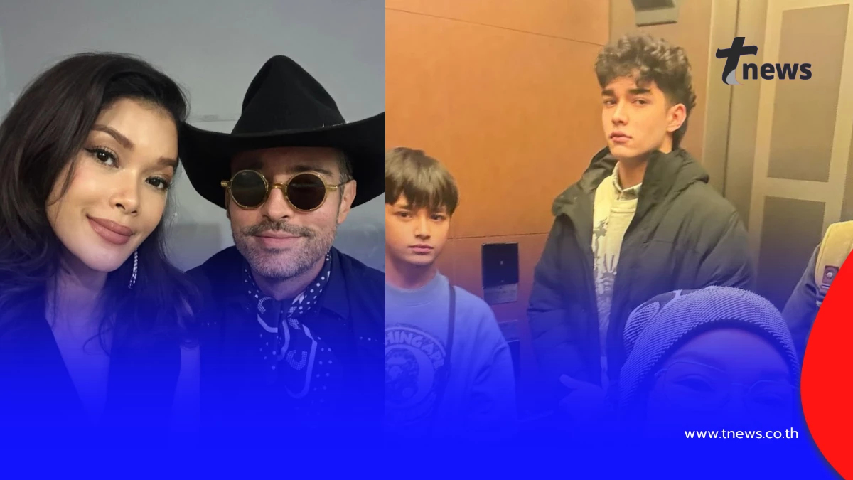 ตะลุยทริปญี่ปุ่น   ยกครอบครัวเที่ยว แต่ลูกชายหล่อแย่งซีน