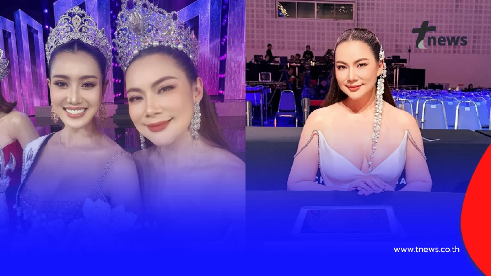 สวยสะกดทั้งฮอลล์! “บุ๋ม ปนัดดา”  ฟาดลุคขาวหรู นึกว่ามาชิงมงเอง