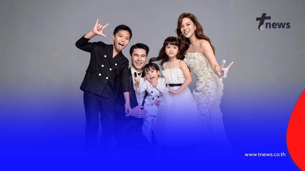 หล่อสวยยกบ้าน! ครอบครัว “แมทธิว ดีน-ลีเดีย” ถ่ายภาพพร้อมหน้าลูกๆ