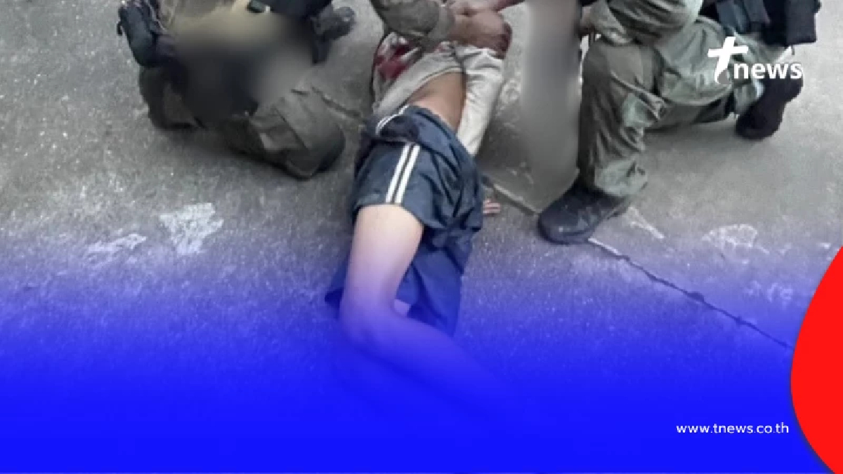 สภาพล่าสุดคนร้ายวัย 18 ปี ถืออาวุธบุกโรงเรียนดังสงขลา