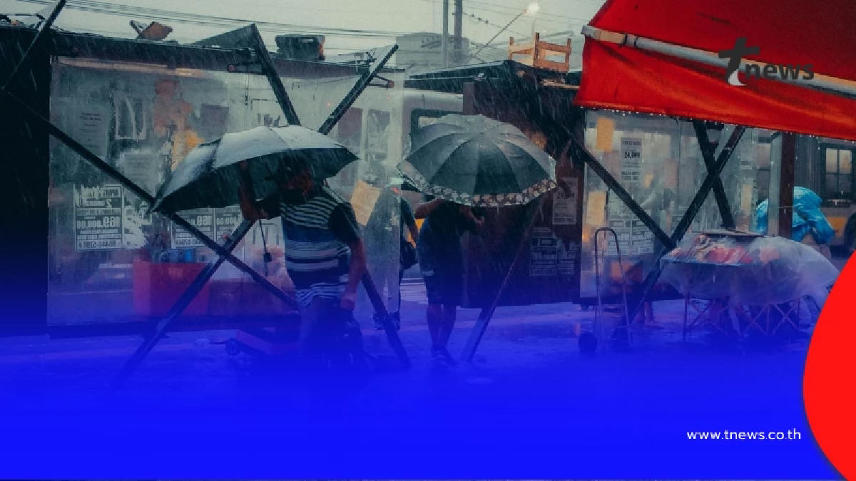 อุตุฯ เตือนฉบับที่ 3 พายุฤดูร้อน ถล่มวันพรุ่งนี้ ฝนตกหนัก ลมกระโชกแรง