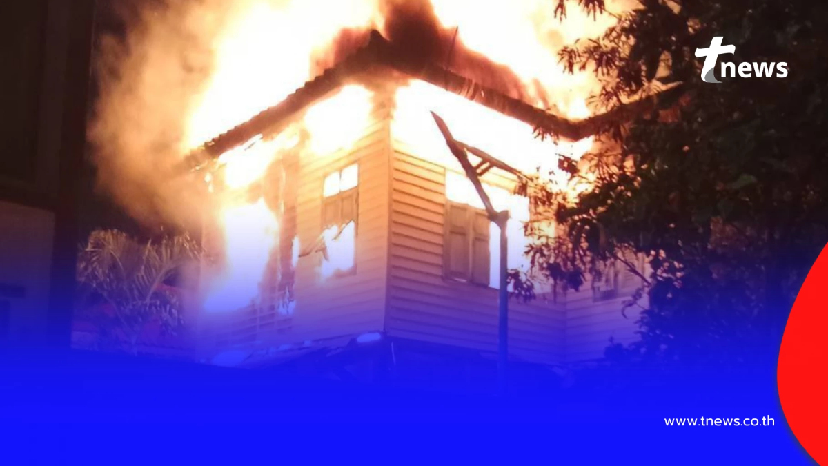 ไฟไหม้ค่ายมวย ย่านสมเด็จเจ้าพระยา 5 วอดทั้งหลัง นักมวยดังบาดเจ็บ