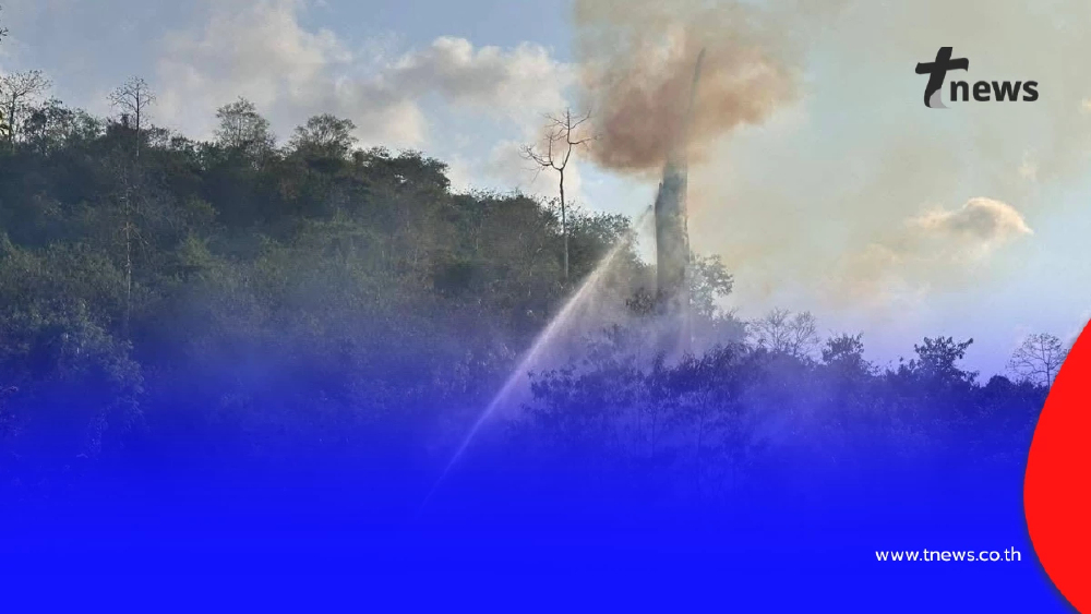 ระยองจับจริง! รวบชาวบ้านเผาป่าปลูกมันฯ หวิดลามเขตป่าสงวน