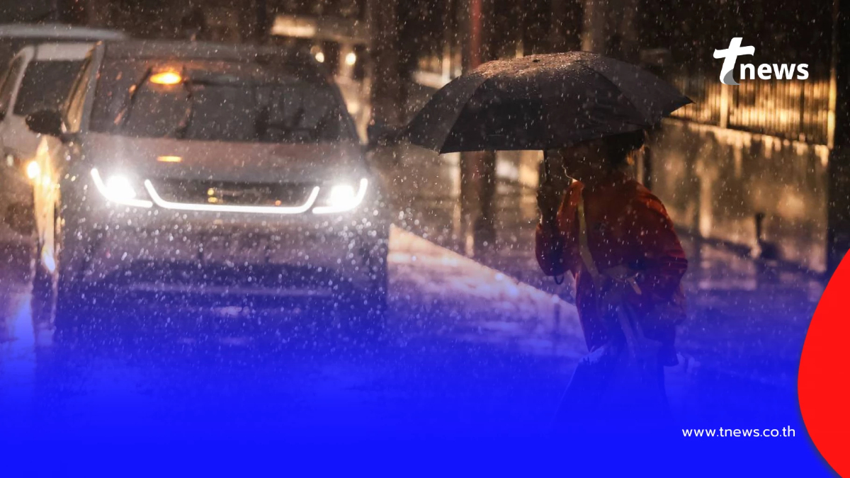 สทนช. เตือน 13 จังหวัด เฝ้าระวังฝนตกหนัก พายุฤดูร้อนถล่ม 23 - 25 ก.พ.