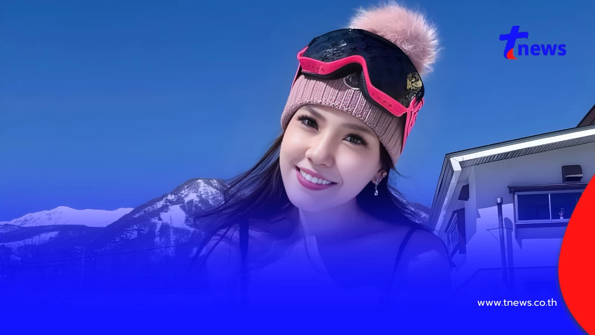 บอลลูน พินทุ์สุดา อวดบิกินี่ตัวจิ๋วกลางหิมะ ที่ นาโกยา