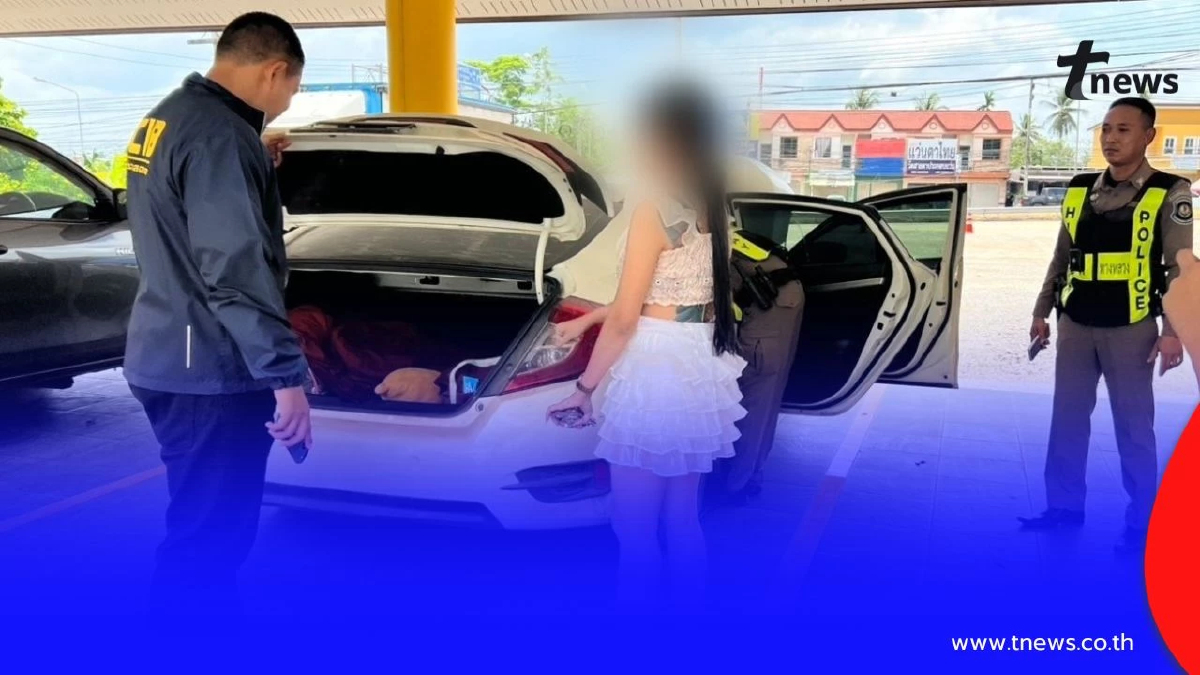 แช่ขวาเป็นเหตุ!ตร.ทางหลวงเรียกตรวจ เจอป้ายทะเบียนปลอม