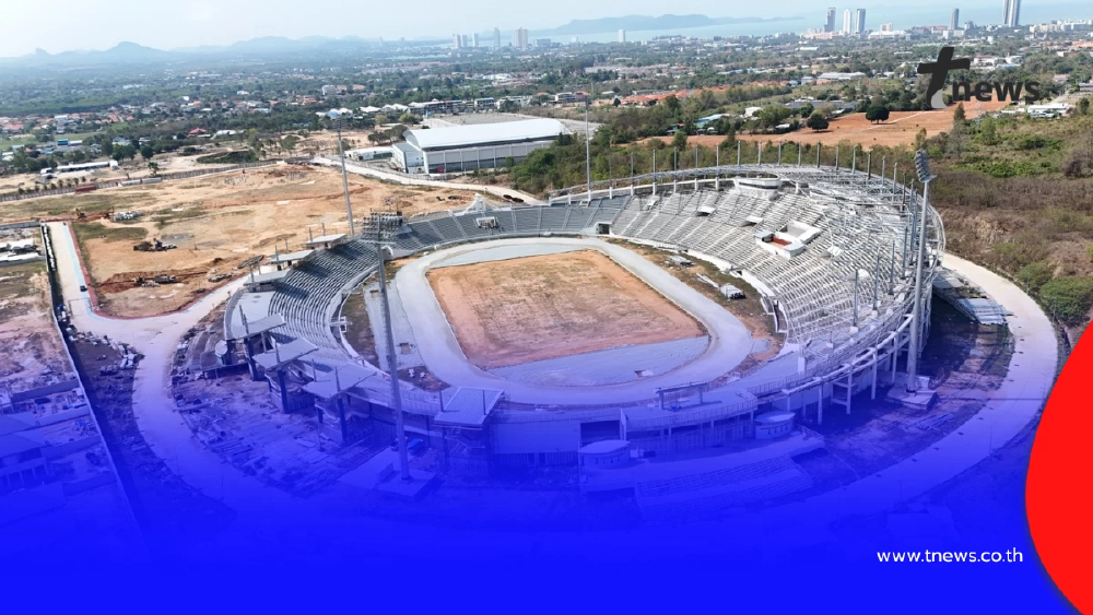 พัทยาเร่งกู้สนามกีฬา 10 ปี สั่งซ่อมหลังคาทรุดไม่ได้มาตรฐานด่วน