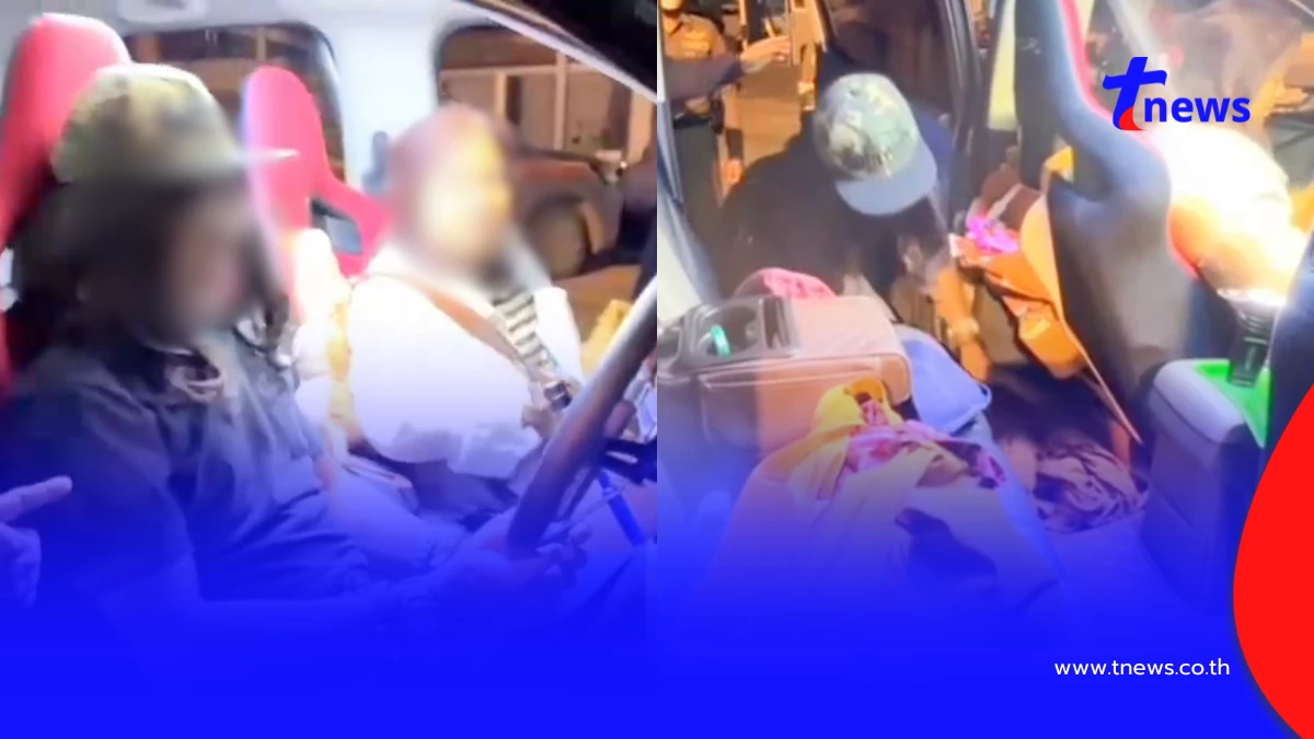 ผ้าเหลืองฉาว! รวบพระสวมวิก เมาซิ่งกระบะพาสีกาเที่ยวกลางดึก