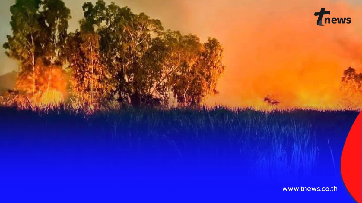 ผู้ว่าชัชชาติ เผยลมเปลี่ยนทิศ-ไฟไหม้หญ้าบางเขน ทำฝุ่น PM 2.5 พุ่ง