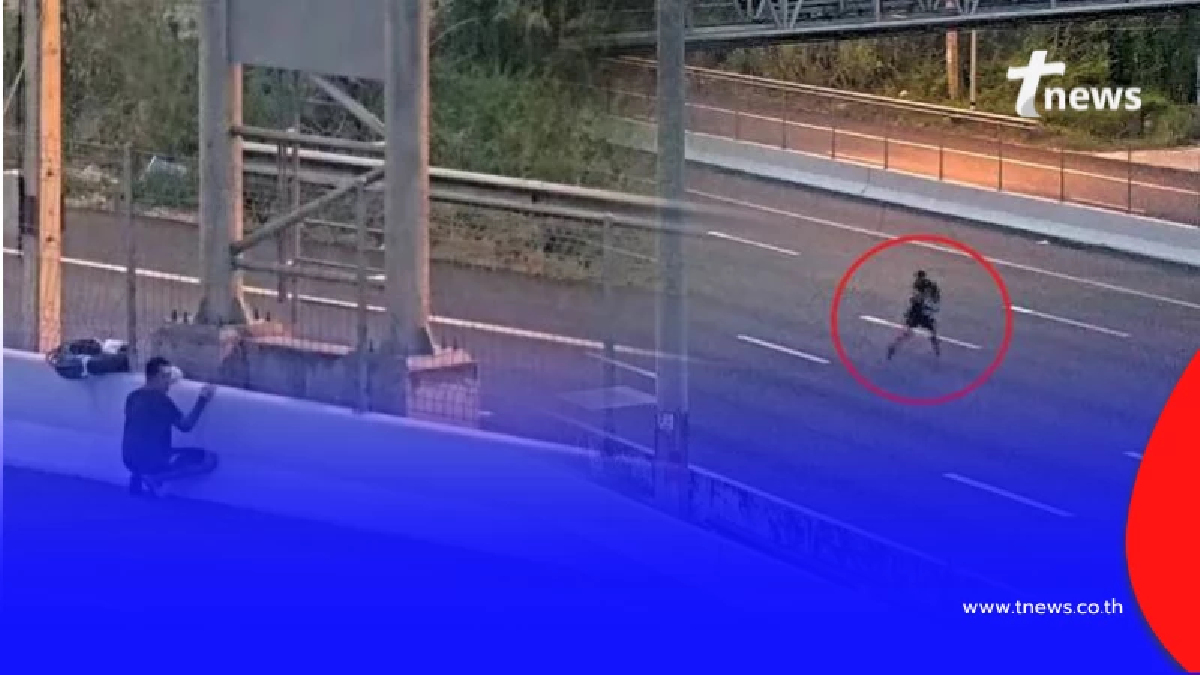 รวบคาเกาะกลาง ขโมยสายไฟมอเตอร์เวย์ ย่ามใจทำซ้ำหาเงินใช้