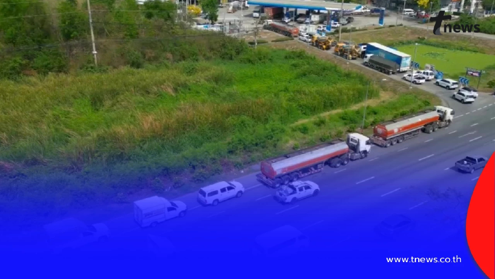 วิกฤตดีเซล แห่ต่อคิวข้ามคืน หวังเติมน้ำมันล้นปั๊มสายเอเชีย