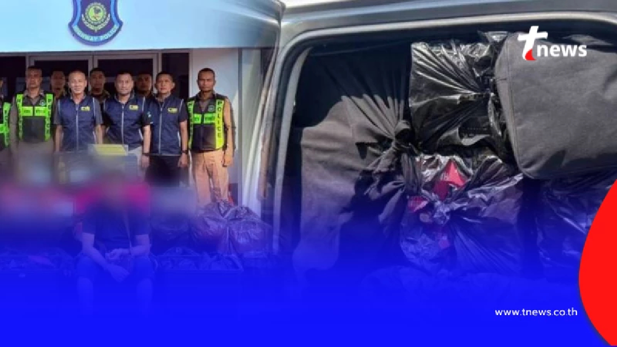 สกัดรถต้องสงสัย บนถนนเพชรเกษม หลังพยายามเลี่ยงด่านตรวจกว่า 5 กม.