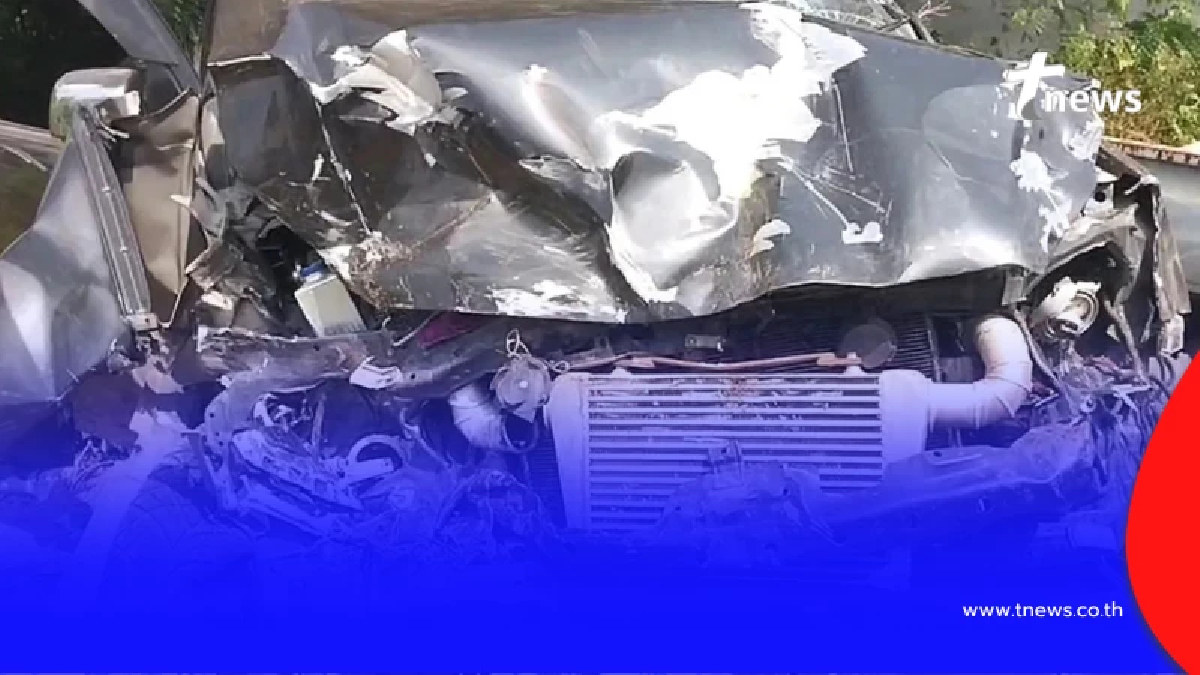 เลขทะเบียนรถ หนุ่มเจอรถตัดหน้า หักหลบเสียหลัก แต่คนมีแค่รอยถลอก