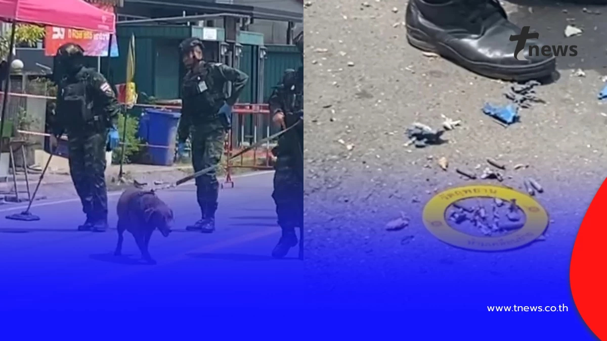 ระทึกศรีสาคร! วางบึมถังขยะหน้าร้านอาหารสัตว์ เย้ยรอมฎอน