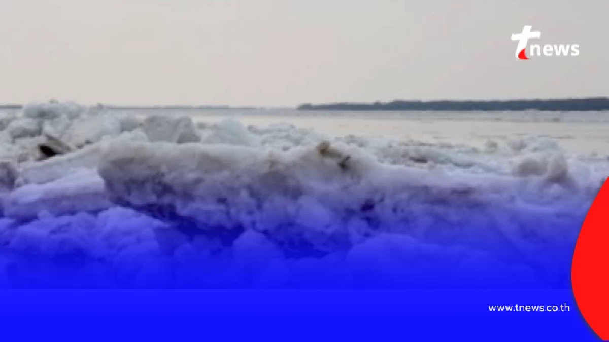 เฮยหลงเจียงเข้าช่วงน้ำแข็งไหล ปรากฏการณ์ธรรมชาติสุดทึ่ง