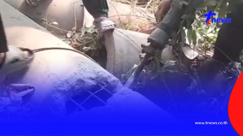 ยายวัย 81 มุดท่อระบายน้ำ ก่อนออกมาเองไม่ได้ รู้เหตุทำน้ำตาซึม