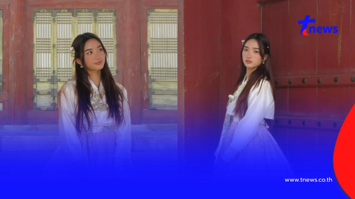 ลุคนี้ละมุนมาก “น้องณดา” ใส่ฮันบก สวยหวานเหมือนสาวเกาหลี