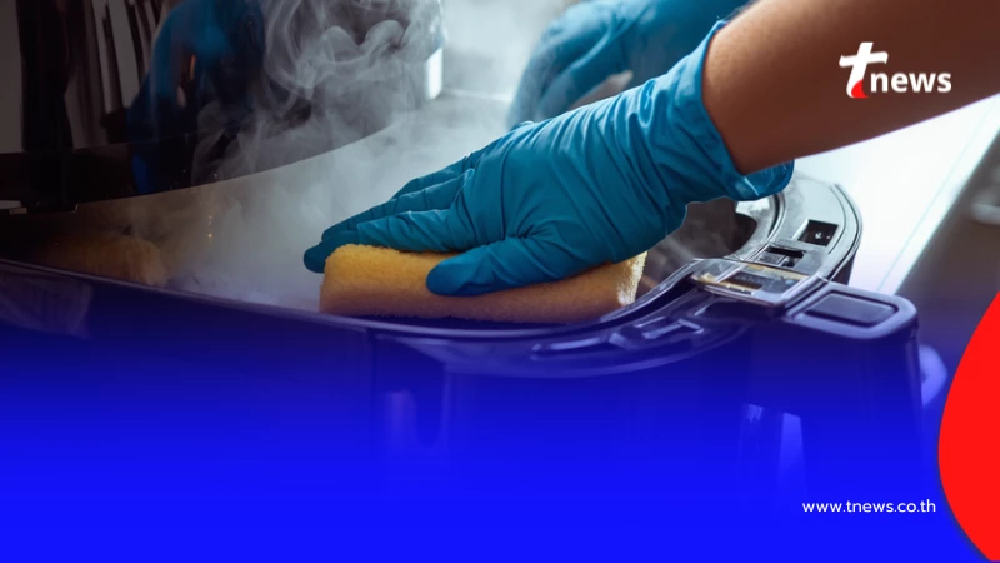 เลิกขัดให้เหนื่อย 2 ขั้นตอนล้างหม้อทอด คราบฝังลึกหลุดเกลี้ยง