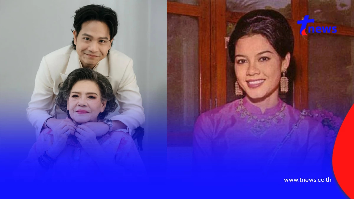 งดงามเหนือกาลเวลา! คิว ฟลัวร์ เผยภาพ “แม่เล็ก” วัย 84 ยังสง่างาม