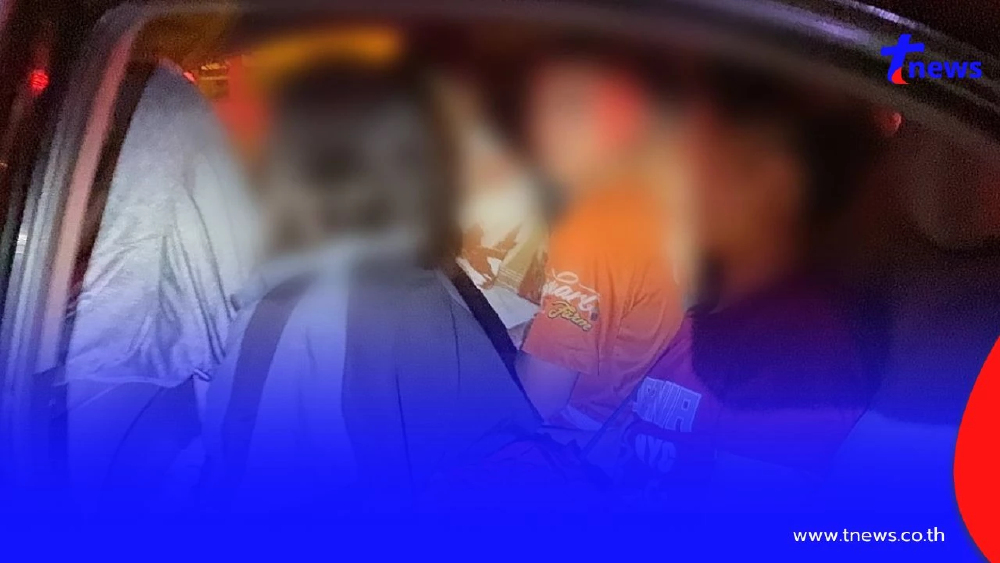 รวบคารถ! ตำรวจทางหลวงอยุธยาสกัดเก๋งต้องสงสัย พบขนแรงงานเถื่อน