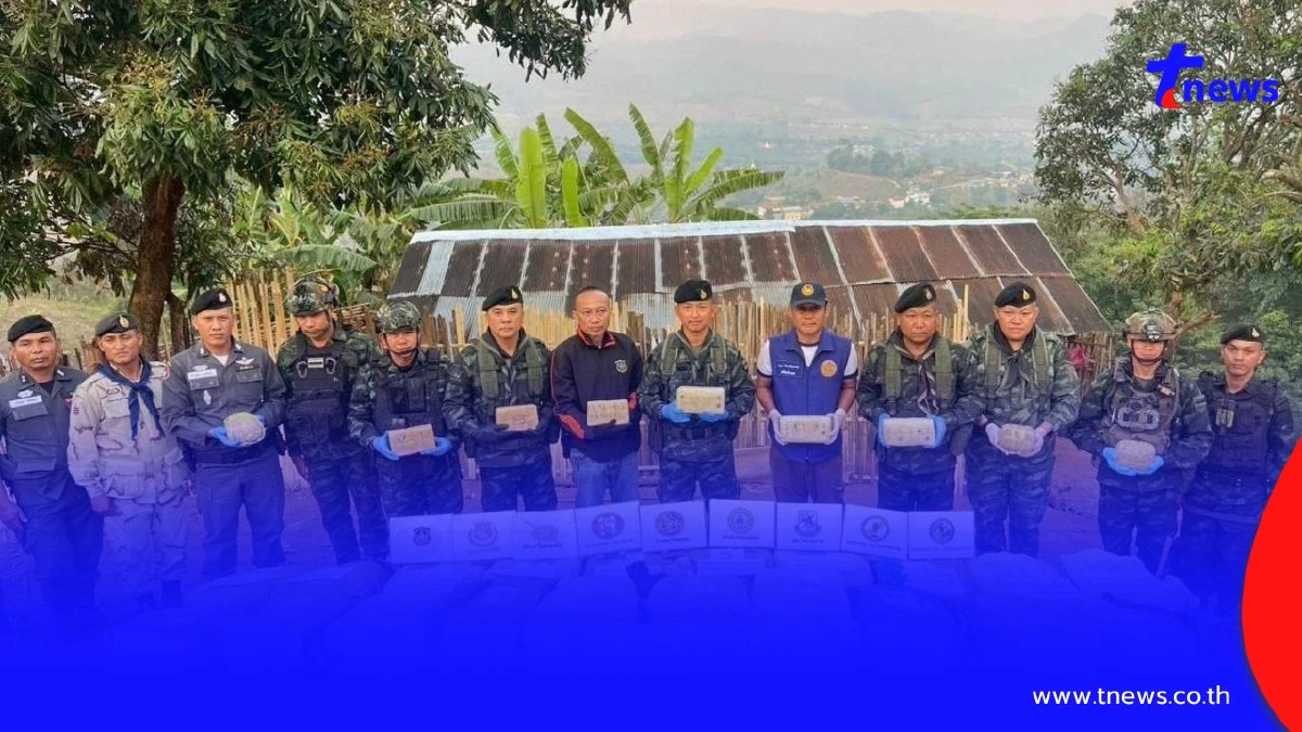 ผาเมืองสกัดยาเสพติดล็อตใหญ่! ยึดยาบ้าเกือบ 4 ล้านเม็ด พร้อมฝิ่น