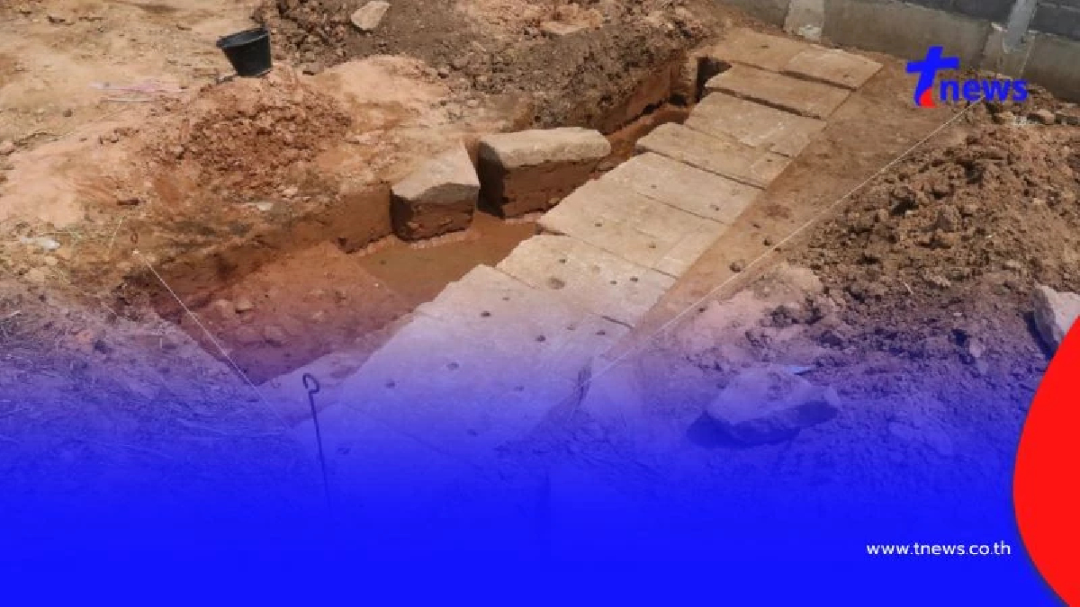 ขุดพบปราสาทขอมพันปีกลางเมืองโคราช ศิลปากรเร่งตรวจสอบ